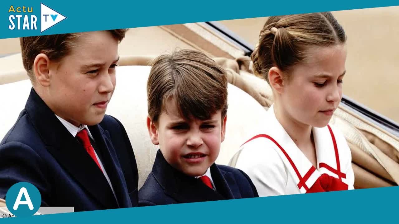 George, Charlotte Et Louis à Trooping The Colour : Les Enfants De Kate ...