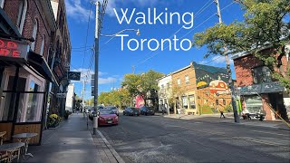 Walking the Lively Part of Ossington Avenue in Toronto Ontario 10/16/2024