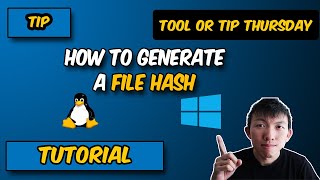 Cybersecurity Tip: How To Generate A Hash
