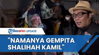Bayi Lahir di Tenda Pengungsian Korban Gempa Cianjur, Ridwan Kamil Beri Nama Gempita Shalihah Kamil