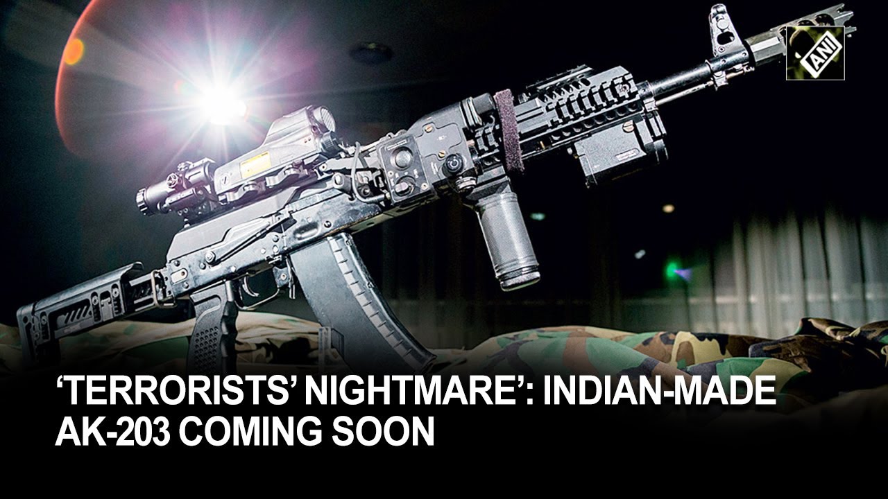 Indo-Russian Joint Venture Starts Manufacturing AK-203 Assault Rifles ...