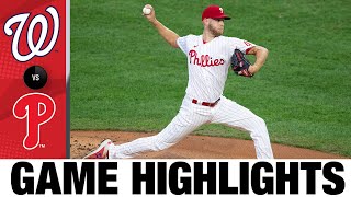Zack Wheeler's gem leads Phillies' shutout | Nationals-Phillies Game Highlights 9/2/20