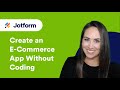 Create an E-Commerce App Without Coding
