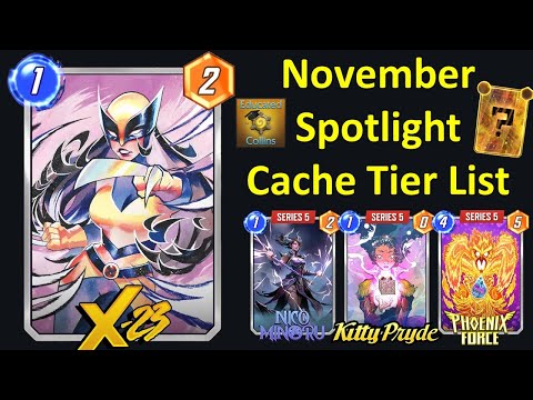 Spotlight Caches Tier List for November (Marvel Snap)