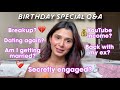 I’m Finally Addressing It: Breakup, Dating, Marriage & My YouTube Earnings! B'Day Special Q&A Video!