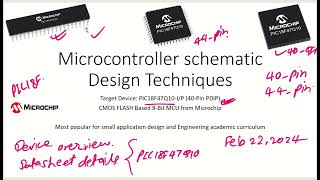 007 PIC18F47Q10 Device Overview, Features and datasheet details Part1