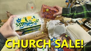 FIRST CHURCH SALE OF THE YEAR! | Vintage Reselling eBay & Antique Booth