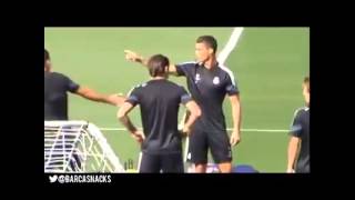 Cristiano Ronaldo Kick James Rodriguez From His Team during training.