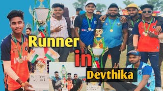 Final match devthika 🏆🏏| Runner up😟 | 20 run Golden bihari ✨️🏏| cricketer_boy_golden