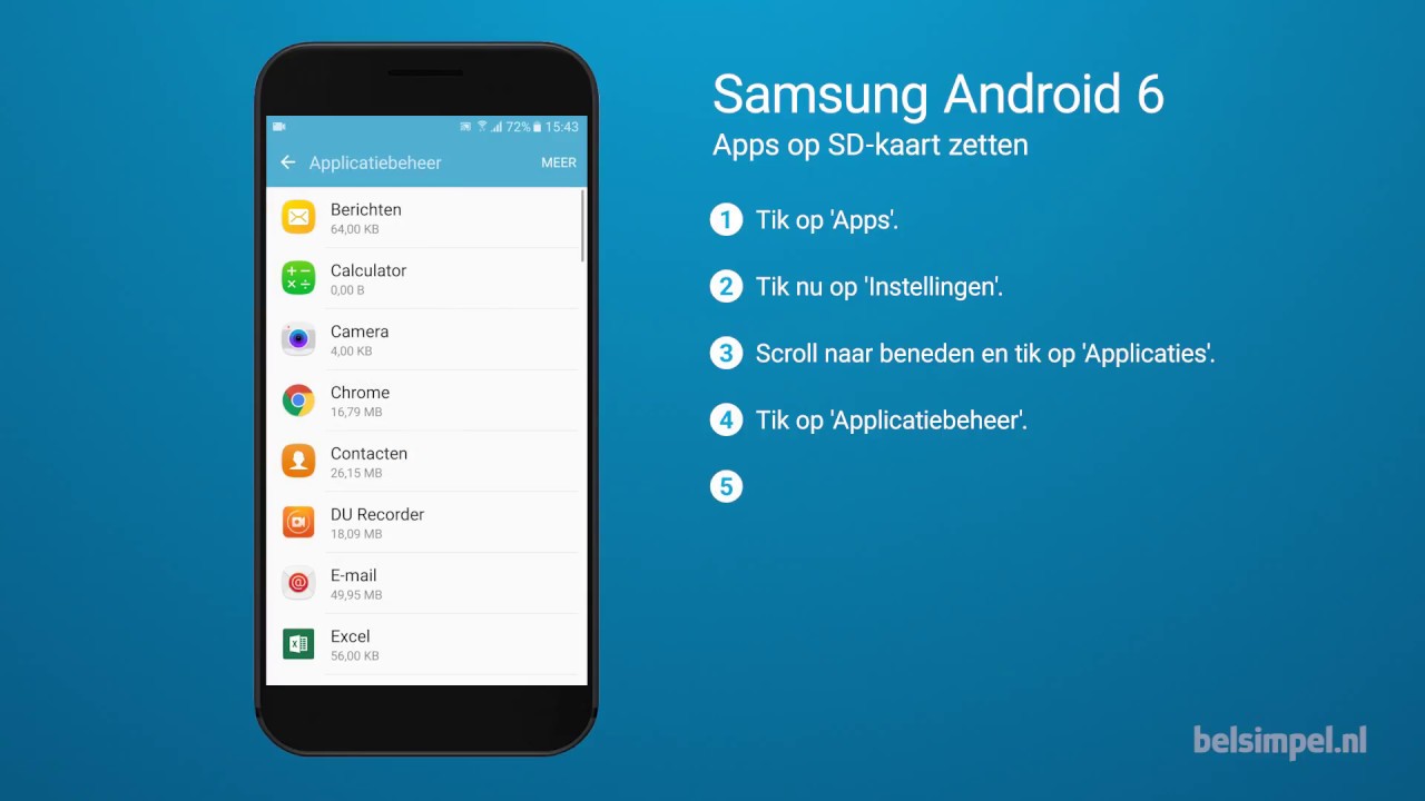 Tips & Tricks - Samsung Smartphone: Apps Verplaatsen Naar SD-kaart ...