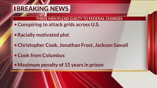 Three men plead guilty to federal charges