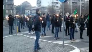 Terni, fiaccolata di Casapound per ricordare le vittime delle foibe