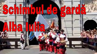 Schimbul de garda la Alba Iulia Cetatea Alba Carolina, 7 Iulie 2015