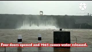 Water released from Kadra dam.