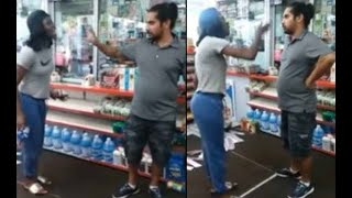 Black Woman Trashes Store \u0026 Spits On Store Owner