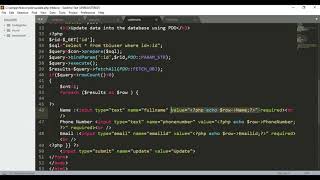 6 How to use PDO to update database