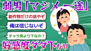 弱者男性「真面目、一途（浮気しない）」→言わない方がマシ