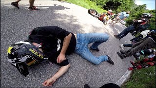 UN MIO AMICO FA UN INCIDENTE IN MOTO! FRONTALE CON UN'ALTRA MOTO!