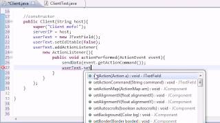 Intermediate Java Tutorial 50 Creating the GUI for the Client YouTube