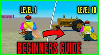 ULTIMATE BEGINNERS GUIDE - HOW TO PLAY, SHOVELS, VEHICLES, ITEMS [DESERT DETECTORS] - Roblox