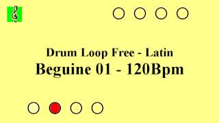 Free Drum Loop - Latin -  Beguine 01 (Verse) - 120 Bpm