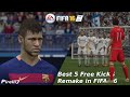 FIFA 16 Remake: Best 5 Free Kicks 2015/2016 | Bale/NJR/Balotelli/Ibra/James | by Pirelli7