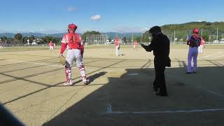 2020/11/29　第一回男子ソフトボール交流大会　2・3回　遠山 VS 野武士