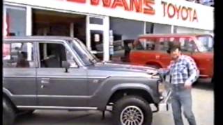 Gowans Toyota Tasmania Your alright late 80's