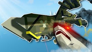 Can a VTOL Destroy a Megalodon? - Stormworks Multiplayer Gameplay
