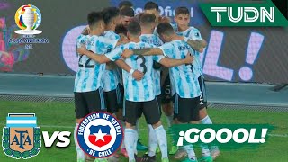 ¡Qué ULTRA GOLAZO de Messi! | Argentina 1-0 Chile | Copa América 2021 | Grupo A-J1 | TUDN