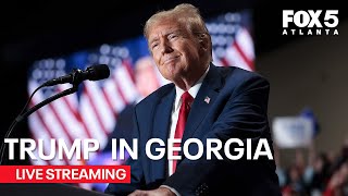 WATCH LIVE Donald Trump campaigns in Georgia | FOX 5 News