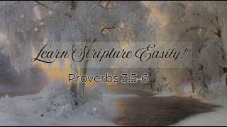 Proverbs 3:5–6 – Trust the Lord | 3-Hour Scripture Wallpaper (NKJV)