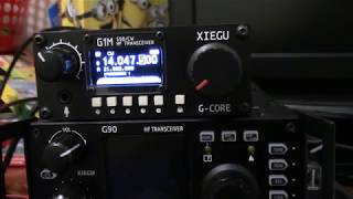 XieGu G1M listening to W1AW QST code practice May 2019 20 meters at 2000z