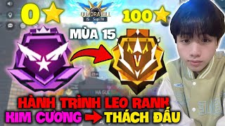 [FREE FIRE] HÀNH TRÌNH SUPI LEO TỪ KIM CƯƠNG LÊN RANK THÁCH ĐẤU TỬ CHIẾN 100 SAO MÙA 15 CỰC GIAN KHỔ