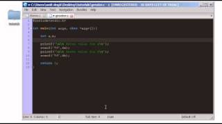 c programming tutorial pt-9 finding the greater from user input