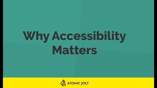 Why Accessibility Matters