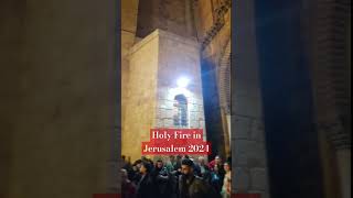 Holy Fire in Jerusalem 2024 #jerusalem #holyland #jesuschrist #bethlehem #holysepulchre #jesus