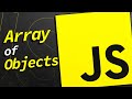 Creating an Array of Objects in JavaScript ⚡️ #javascriptshorts #javascript #shorts