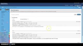 Editing Test Instructions