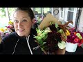 late summer bouquet building $15 market bouquets flower hill farm