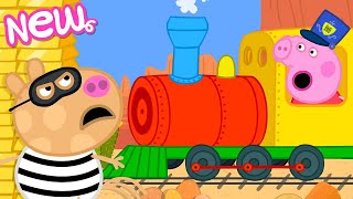 Peppa Pig Tales 🚂 The Great Train Robbery 💰 BRAND NEW Peppa Pig Episodes