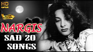 Nargis Top 20 SAD Songs Collection in Bollywood (HD) | Heart Touching Sad Songs | #sadsongs
