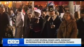 Salem sees record crowds weekend before Halloween