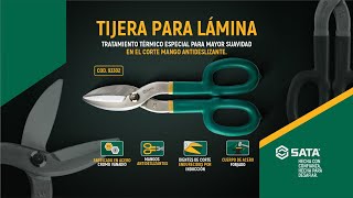 CORTES PERFECTOS CON LAS TIJERAS PARA LÁMINA | SATA® Tools Colombia