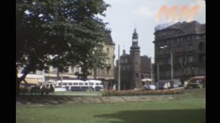 Bydgoszcz Poland 1973 old cine film 345