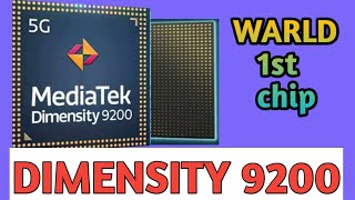 MediaTek Dimensity 9200|Dimensity 9200 Full Specs.