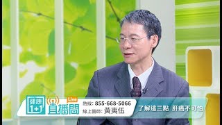 了解這三點 肝癌不可怕｜瑪摩利癌症中心主治醫生 黃夷伍｜健康1+1直播間