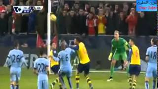 Olivier Giroud Goal Manchester City 0-2 Arsenal [18-1-2015]