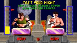 Mortal Kombat 1 (1992) - Test Your Might [all trials]