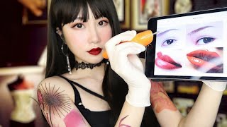 *ASMR* Permanent Makeup Tattoo Roleplay